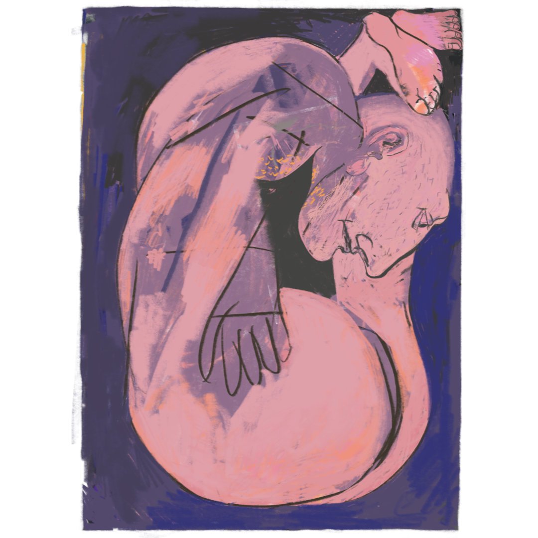 Folded Self Portrait